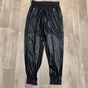 Womens‎ Blank NYC Faux Leather Jogger Pants